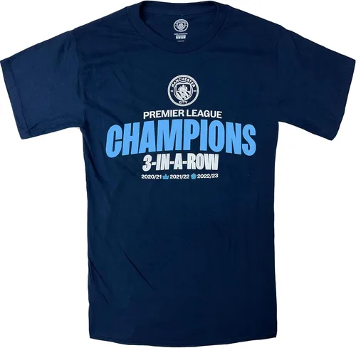 Vista 6 de Camiseta Manchester City para hombre, camiseta de manga corta con licencia M. City Champions