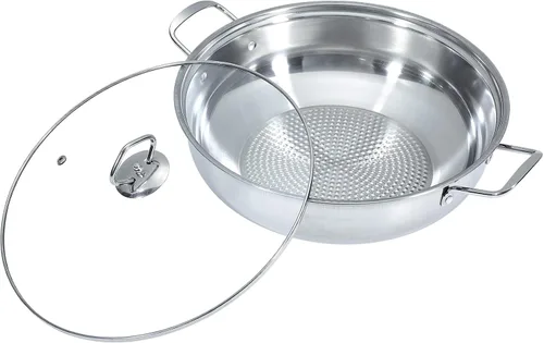 Vista 4 de Rosewill Anafe de cocina por inducción de 1800 W con olla de acero inoxidable, No programable, Negro