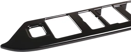 Vista 8 de Cubierta de plástico ABS para interruptor de elevación de ventana interior de automóvil para Land Rover Defender 110 2020 (negro brillante)