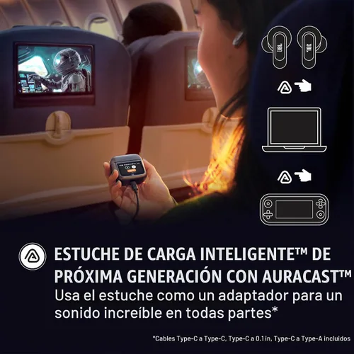 Vista 2 de JBL Tour Pro 3 True Wireless Earbuds, cancelación inteligente de ruido Negro