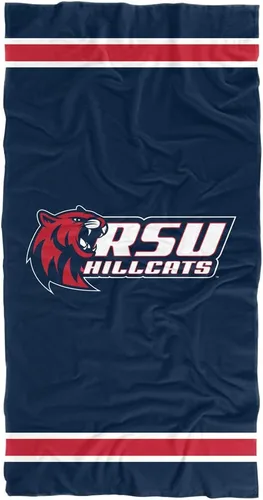 Vista 88 de LOGOVISION Manta Abilene Christian University, 30 x 60 pulgadas, logotipo primario CottonFront/PolyBackBeachTowel