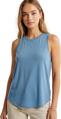 Vista 8 de sissycos Camisetas deportivas sin mangas con espalda cruzada para mujer, ajuste holgado Negro