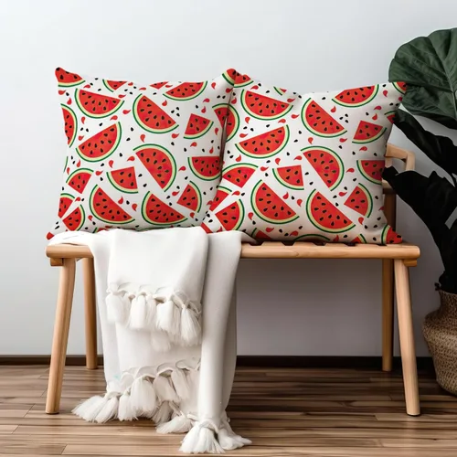 Vista 130 de Juego de 2 fundas de almohada de 16 x 16 pulgadas, diseño patriótico de bandera estadounidense con estrellas para exteriores, estilo casa de campo
