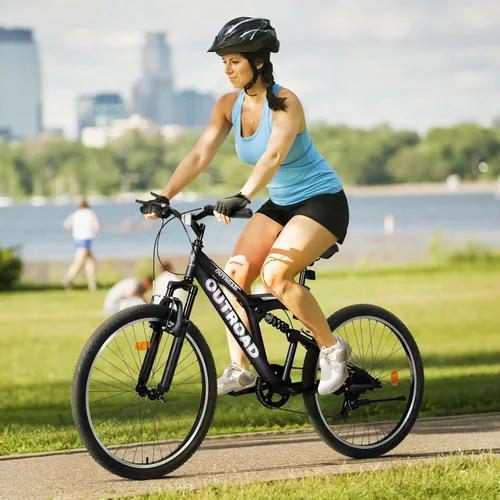 Vista 7 de 26 Inch Mountain Bike for Adult Men Women, 7 Speed Mountian Bicycle with Dual V Brake Suspension MTB Bicycle, Multiple
