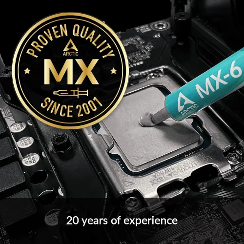 Vista 9 de ARCTIC MX-6 (4 g, incl. 6 MX Cleaner) - Pasta Térmica de Rendimiento Ultimate para CPU, Consolas, Tarjetas Gráficas, Laptops, Muy Alta Conductividad