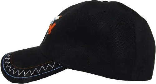 Vista 3 de Sombrero bordado negro de la pipa de la paz del indio del orgullo nativo, Multi