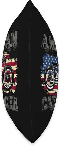 Vista 2 de American Cafe Racer Motorcycle Apparel and Merch American Cafe Racer Biker Men Women Adult Teens Boys Girls Throw Pillow, 16x16, Multicolor