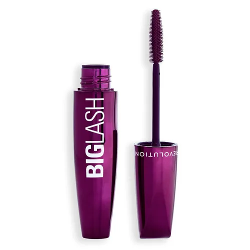 Vista 5 de Makeup Revolution Big Lash Volume Mascara, una máscara que añade volumen, libre de crueldad, negro Alargamiento y volumen con una sensación