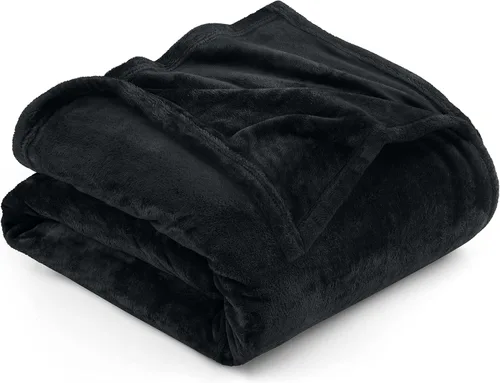 Vista 76 de Utopia Bedding - Manta de vellón de lujo, mullida, antiestática; manta de suave microfibra de 8.8 oz/yd² (300 g/m²) para sofá y cama; tamaño Gris