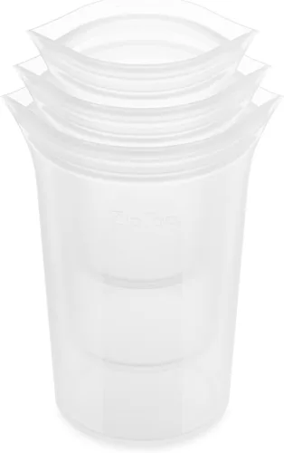 Vista 54 de Zip Top - Contenedores reutilizables de silicón 100 % platino