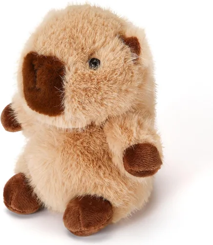 Vista 2 de Capybara de peluche suave lindos animales de peluche de 15 cm Capybara de peluche para abrazar Almohada regalos de cumpleaños, Navidad y San Capibara