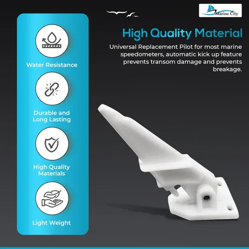 Vista 3 de MARINE CITY Velocímetro universal para barco, tubo Pitot de 80 MPH, mini herramienta portátil, accesorios de tubo para barcos marinos