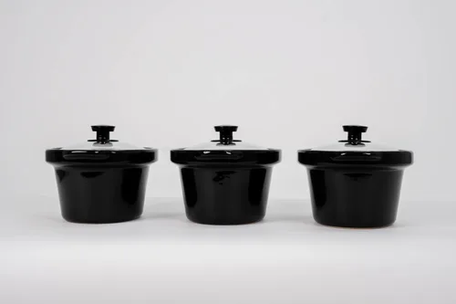 Vista 6 de CULINARY CHEF, triple olla de cocción lenta, servidor de buffet de 2.5 cuartos x 3 ollas, calentador de alimentos - Acero inoxidable