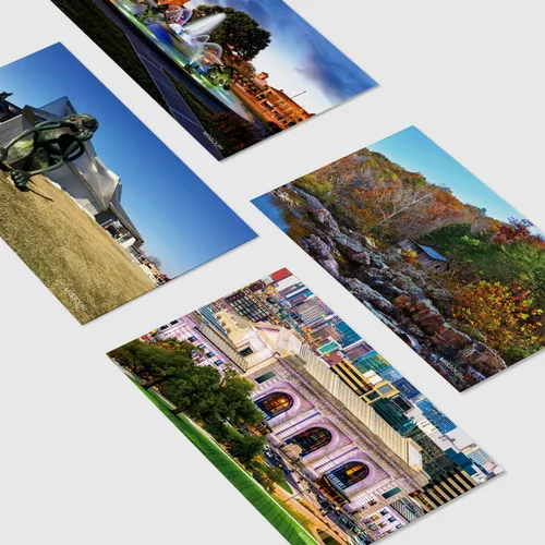 Vista 4 de Paquete de 20 postales de paisaje vintage de Estados Unidos de Estados Unidos, Missouri, postales de todo el mundo, tarjetas de felicitación
