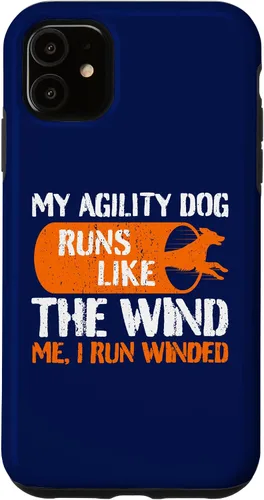 Vista 5 de iPhone 14 Dog Agility Handler - My Dog Runs - Funny Dog Agility Case