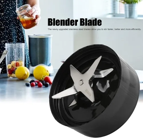 Vista 5 de Extractor Cruz Blade ABS Acero Inoxidable Blender Blade Reemplazo Fácil de Instalar Ajuste Para 1000W Juicer Blender Piezas Accesorios