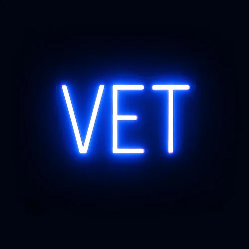 Vista 28 de SpellBrite LED Neon ER Sign for Business - Blue, 9" x 6" Azul