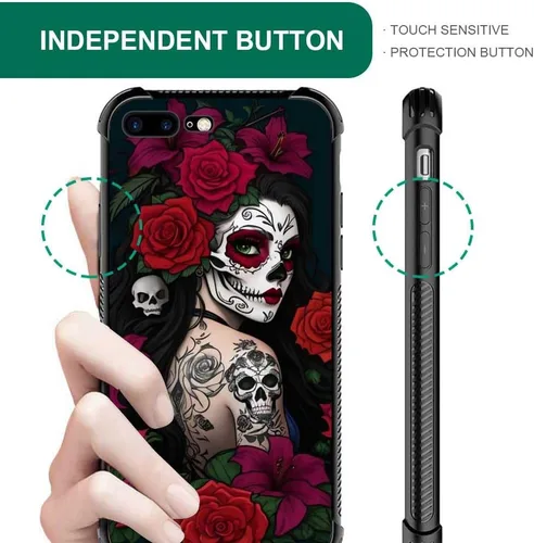 Vista 16 de Funda compatible con iPhone XR, diseño de elefantes africanos para niñas, diseño de patrón a prueba de golpes, antiarañazos, carcasa trasera