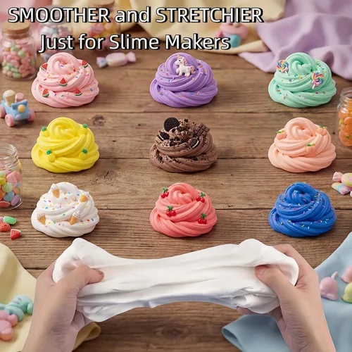 Vista 4 de Arcilla para modelar para niños, arcilla mágica VANJETO para niños secado al aire, arcilla súper suave para bricolaje Slime, arcilla de modelado Azul