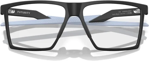 Vista 5 de Oakley OX8052 Futurity Square - Marco para gafas graduadas para hombre, negro satinadolente de demostración, 2.244 in, Negro satinadoLente