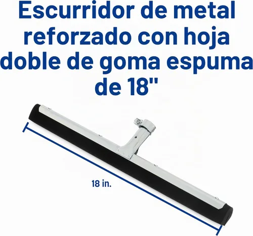 Vista 3 de Carlisle FoodService Products 36631800 Plancha recta/negra de doble espuma, con goma