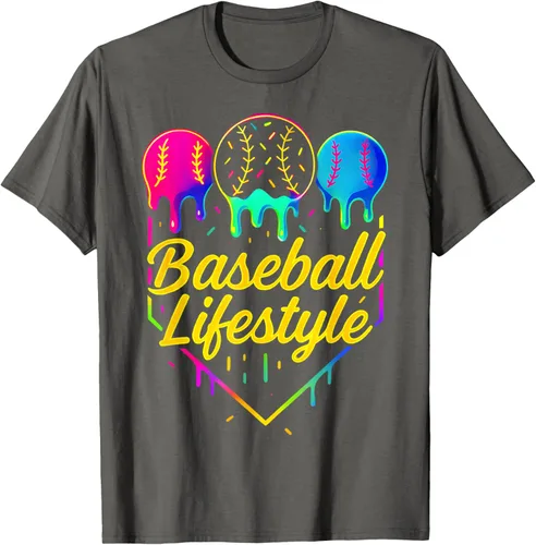 Vista 85 de Baseball Life Style 101 - Camiseta de béisbol para jóvenes