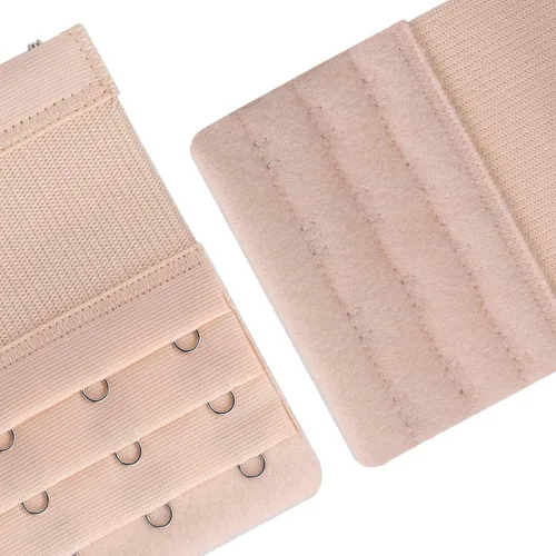 Vista 5 de Akstore 6 extensores de brasier elásticos suaves y cómodos para mujer 4 ganchos 3 filas para mujer