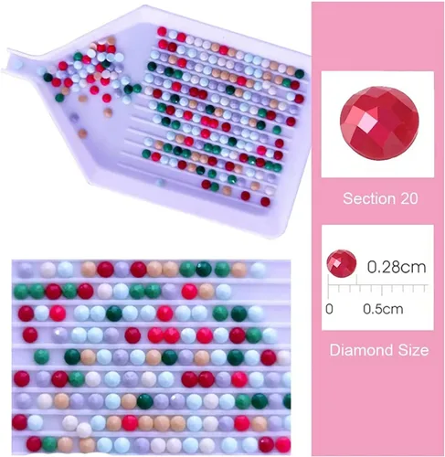 Vista 4 de Arte de diamante de unicornio - Kit de pintura de diamantes de bricolaje Crea tu propia obra maestra de unicornio brillante Incluye todas