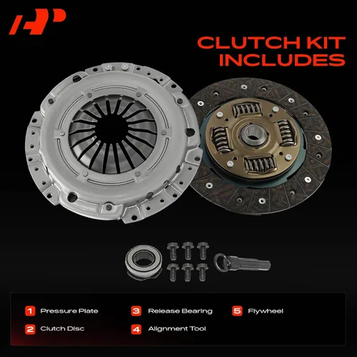 Vista 3 de A-Premium Kit de embrague de transmisión con volante compatible con Volkswagen Jetta 1999-2005, Golf 1999-2006, Beetle 1998-2006 y TT 2000-2006