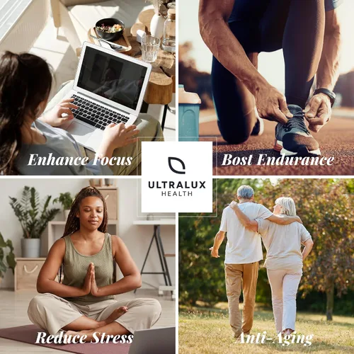 Vista 7 de UltraLux Health Tabletas de agua de hidrógeno, sabor frambuesa, 60 unidades, apoyo de energía y enfoque, hasta 12 partes por millón (ppm)