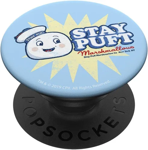 Vista 6 de Ghostbusters Póster retro de Stay Puft PopSockets MagSafe PopGrip para iPhone