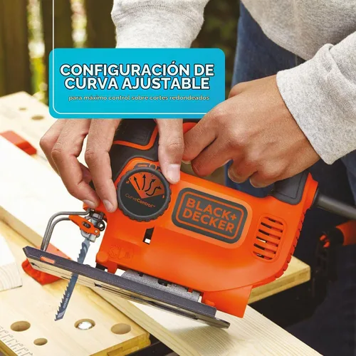 Vista 6 de Sierra de calar BDEJS600C de BLACK+DECKER, 5.0 amp
