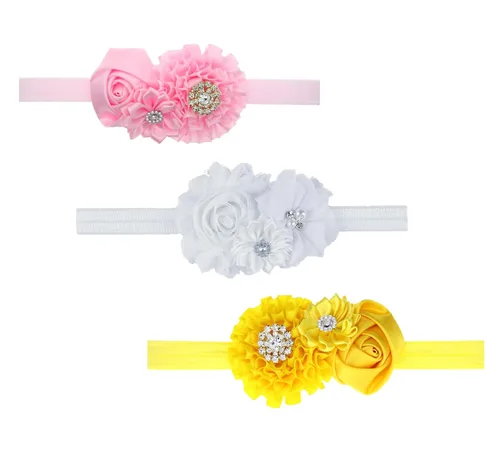 Vista 4 de Baby Girl Headbands with Bows.(FD88) (Purple)