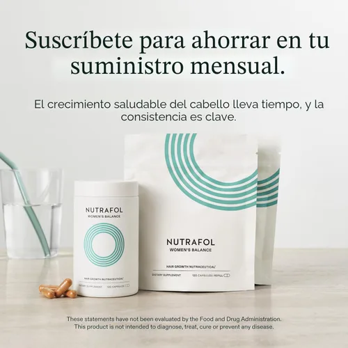 Vista 8 de Nutrafol - Suplementos para el crecimiento del cabello para mujer, mayores de 45 años