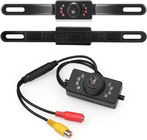 Vista 5 de Cámara de marcha atrás HD cámara de visión trasera Cámara de marcha atrás Universal Pickup SUV 170 ° Ángulo perfecto visión nocturna ip86