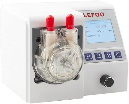 Vista 4 de LEFOO LFPC3025ST 24V bomba de laboratorio peristáltico inteligente pequeña corriente constante de alta precisión pequeña bomba de agua de medición