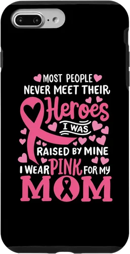 Vista 12 de Breast Cancer Awareness Wear Pink for My Mom Support Kids Case for iPhone 17
