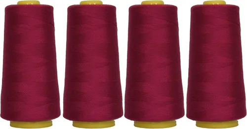 Vista 88 de Threadart Hilo Serger - Costura Poliéster - 2750 Yard Cono 40/2 - Aguamarina Polyester serger thread for overlock sewing, seams and garment
