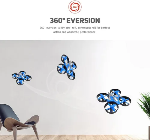 Vista 3 de GoolRC Mini Drone 2.4G 4CH 6-Axis Gyro 3D-Flip Modo sin cabeza Retorno de una tecla UFO RC Quadcopter RTF Drone BL