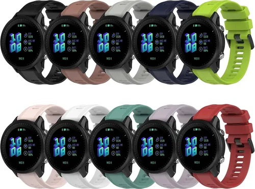 Vista 2 de Correa para Garmin Forerunner 955, banda de repuesto de silicona suave para Garmin Forerunner 955 Solar