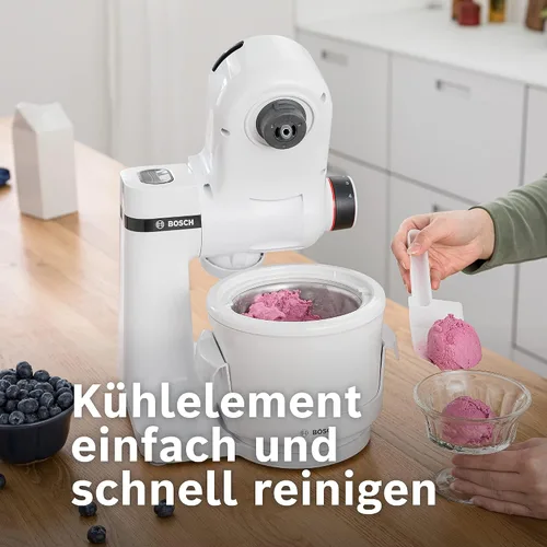 Vista 6 de Bosch MUZS2EB passend zu Küchenmaschinen MUMS2 máquina de hielo, Plástico, Blanco