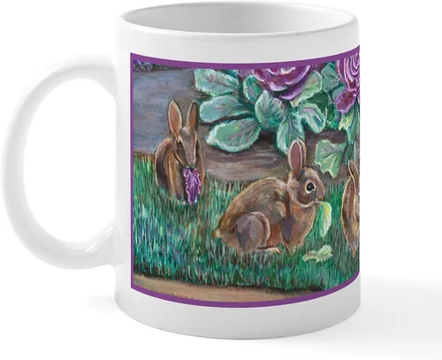 Vista 100 de CafePress Ascii - Taza de café de cerámica, taza de té, 11 onzas