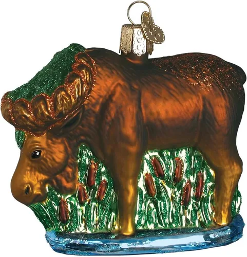 Vista 10 de Old World Christmas Koala Bear - Adorno de cristal soplado para árbol de Navidad, decoración navideña artesanal, colección de animales salvajes