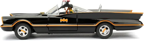 Vista 5 de Jada Toys DC Comics Batman Classic TV Series Batmobile - Kit de modelo de coche DIE-CAST, 1: vehículo a escala de 24 y figura de metal coleccionable