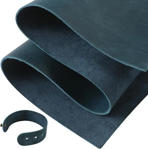 Vista 12 de RingSun Hojas de cuero genuino para manualidades (0.079 pulgadas), cuero de grano completo para costura de herramientas (6 x 12 pulgadas, negro)