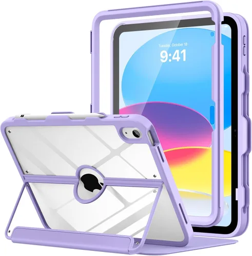 Vista 33 de MoKo Funda para iPad (A16) de 11ª/10ª generación con soporte para lápices A-Azul marino
