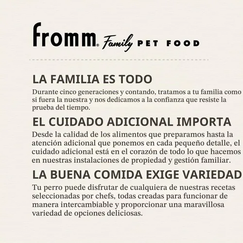 Vista 7 de Alimento seco para perros Fromm Four-Star Nutritionals, receta de Frittata de res y vegetales - Comida seca premium para perros - Receta de res - 4