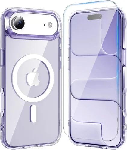 Vista 101 de Funda transparente para iPhone 11 con protector de pantalla, compatible con Magsafe, antiamarilleo, protección de grado militar, a prueba de golpes