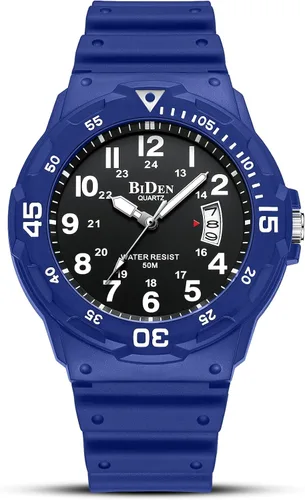 Vista 7 de LN LENQIN Reloj de cuarzo analógico impermeable para hombre, de acero inoxidable, con fecha, luminoso, a la moda