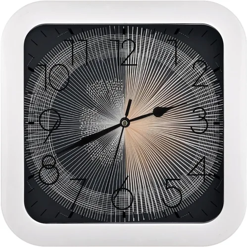 Vista 12 de 10" Square Modern Wall Clock,African Mud Cloth Tribal Print Kitchen Clocks Wall Battery Operated,Silent Non Ticking Unique Funny Cute Wall Clock for